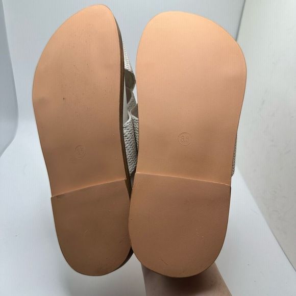 CUSHIONAIRE Women's footbed sandal with +Comfort 8.5 WHITE - Picture 5 of 7